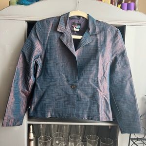 Vintage 80s Silk Jacket